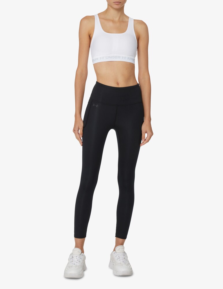 Under Armour Reggiseno Sportivo Mid Crossback - Bianco