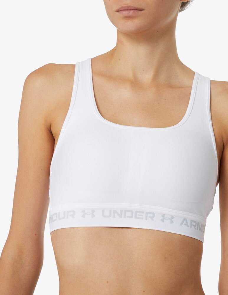 Under Armour Reggiseno sportivo Mid crossback - bianco