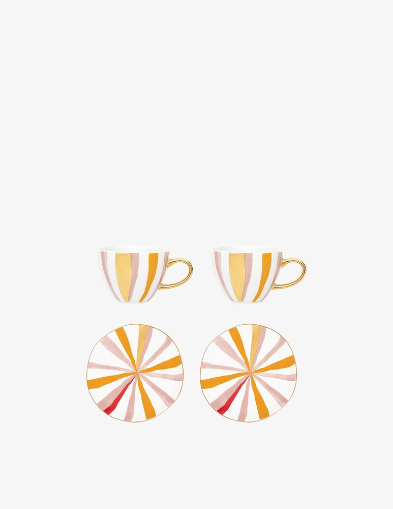 Urban Nature Culture Good Morning Tazza E Piattino Joyful C Set 4 Pz