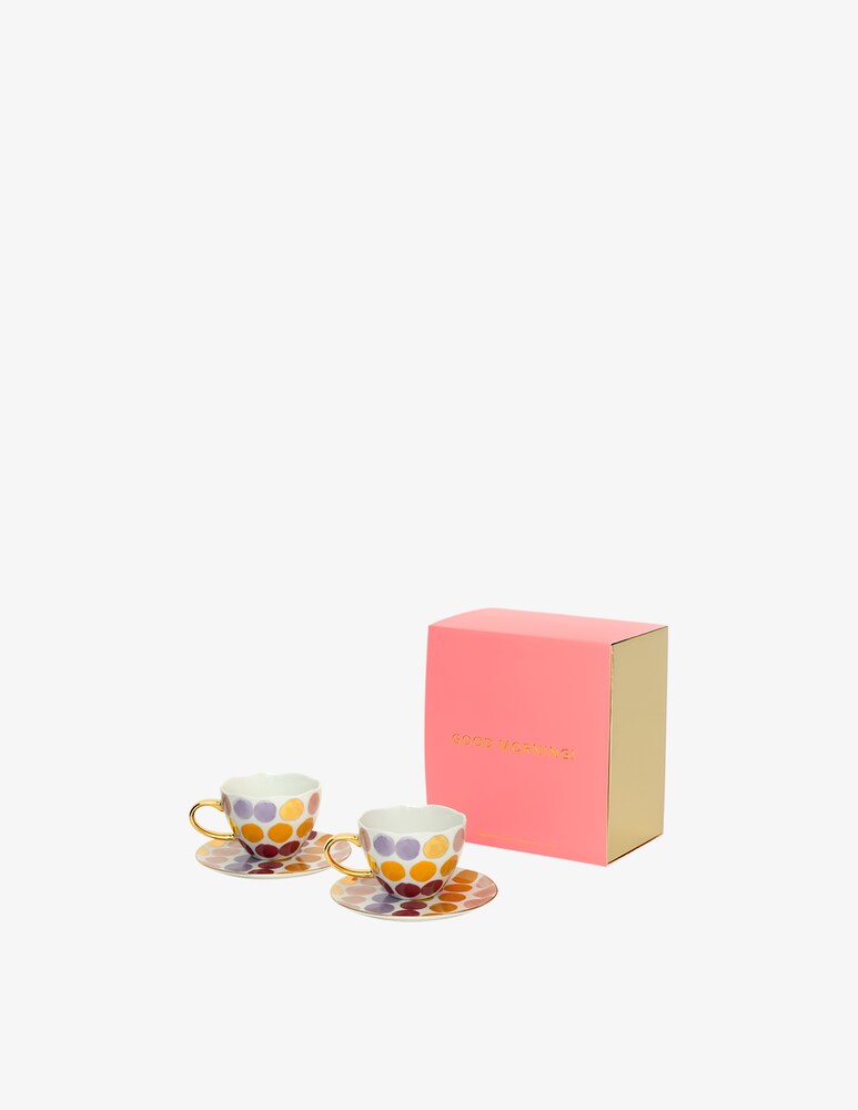 Urban Nature Culture Good Morning Tazza E Piattino Joyful A Set 4 Pz