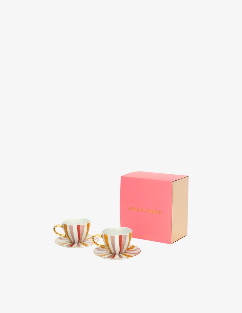 Urban Nature Culture Good Morning Tazza E Piattino Joyful C Set 4 Pz