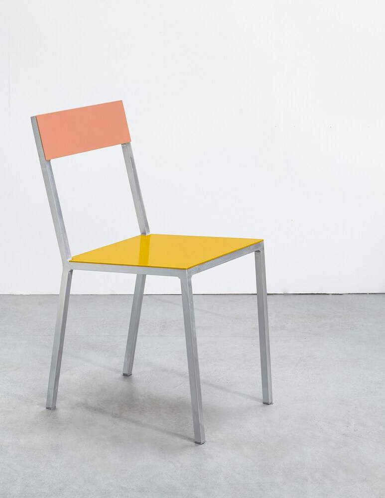 Valerie Objects Alu Chair Giallo Sedia