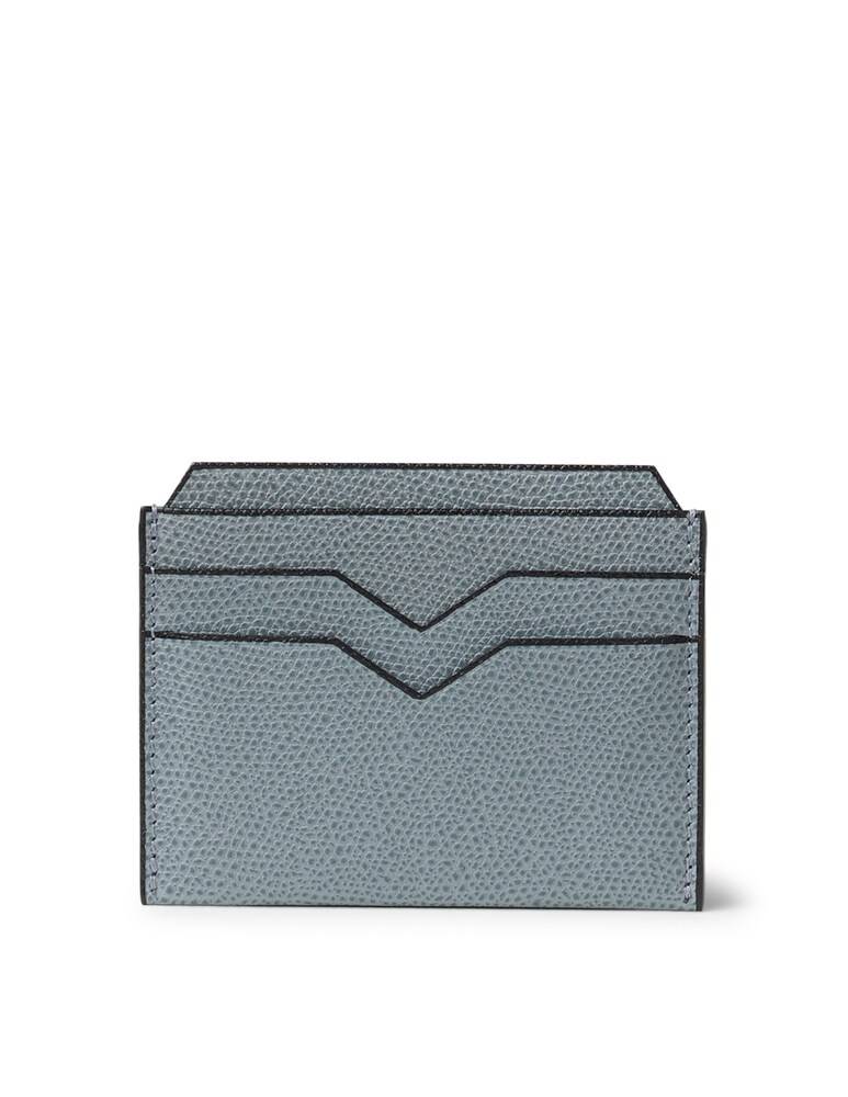 Valextra Porta Carte Di Credito - Azzurro