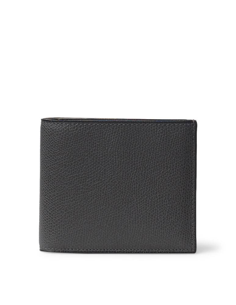 Valextra Portafoglio Bifold 4cc con portamonete - grigio