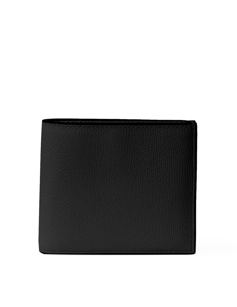 Valextra Portafoglio Bifold 4cc con portamonete - nero