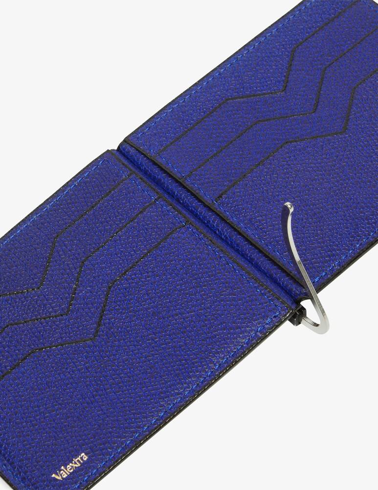 Valextra Portafoglio Grip Semplice - Blu