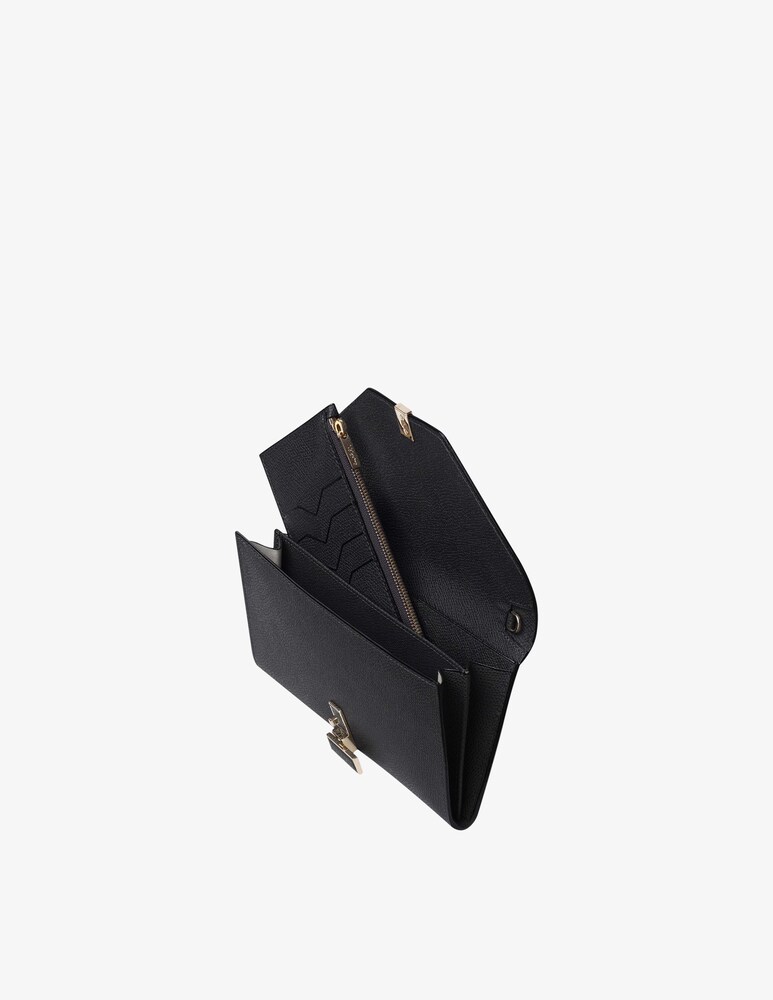 Valextra Portafoglio Iside Continental - Nero