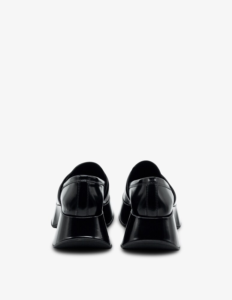 Vic Matié Mocassino In Lattice In Pelle