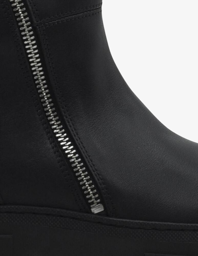 Vic Matié Stivaletto Gospel 2 Zip In Pelle