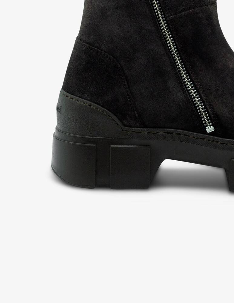 Vic Matié Stivaletto Silverstone 2 Zip In Pelle Scamosciata