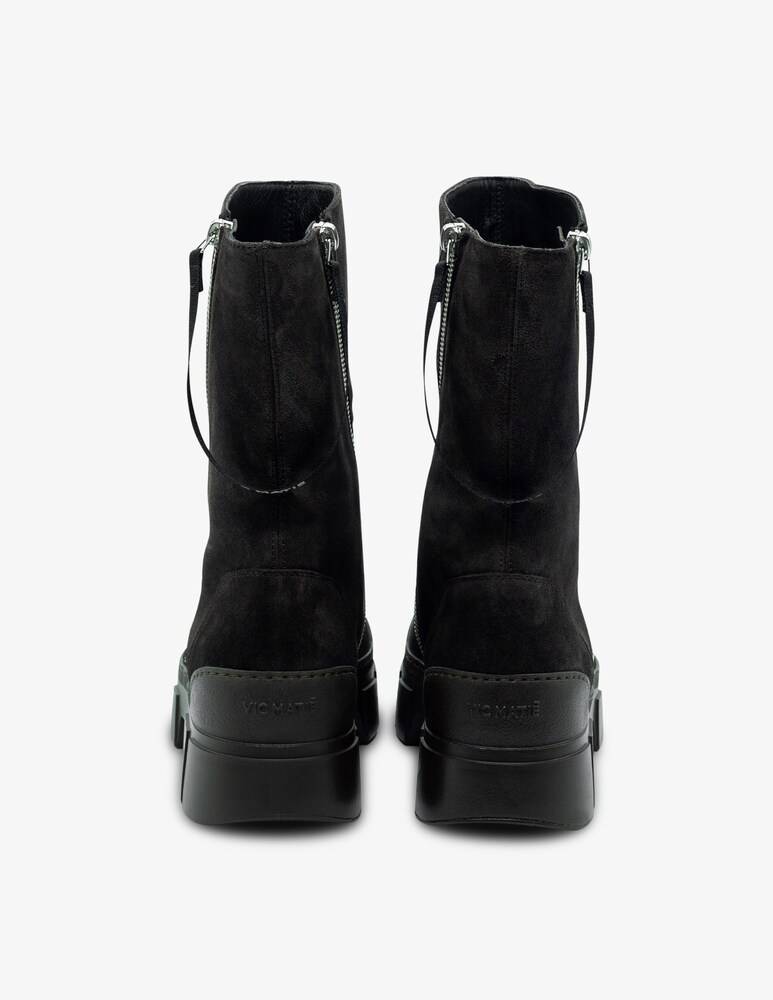 Vic Matié Stivaletto Silverstone 2 Zip In Pelle Scamosciata