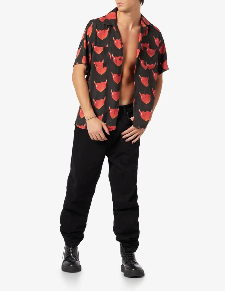 Vision Of Super Camicia All Over Hearts