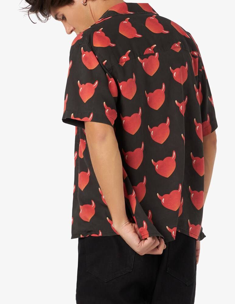 Vision Of Super Camicia All Over Hearts