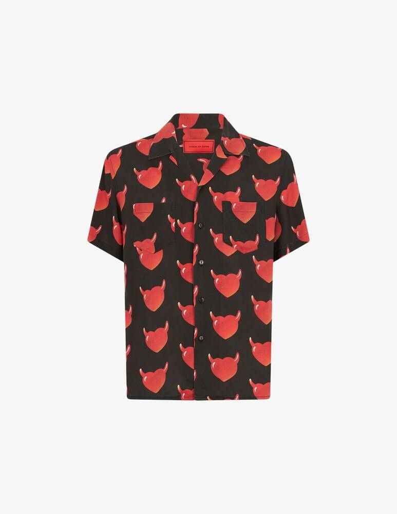 Vision Of Super Camicia All Over Hearts