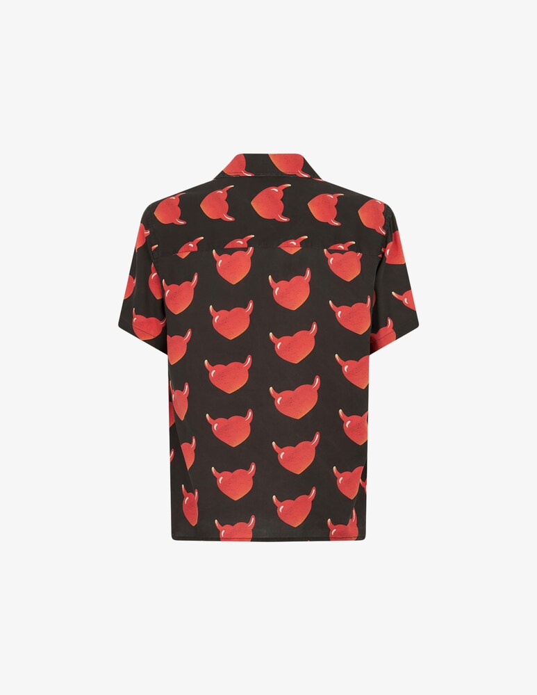 Vision Of Super Camicia All Over Hearts