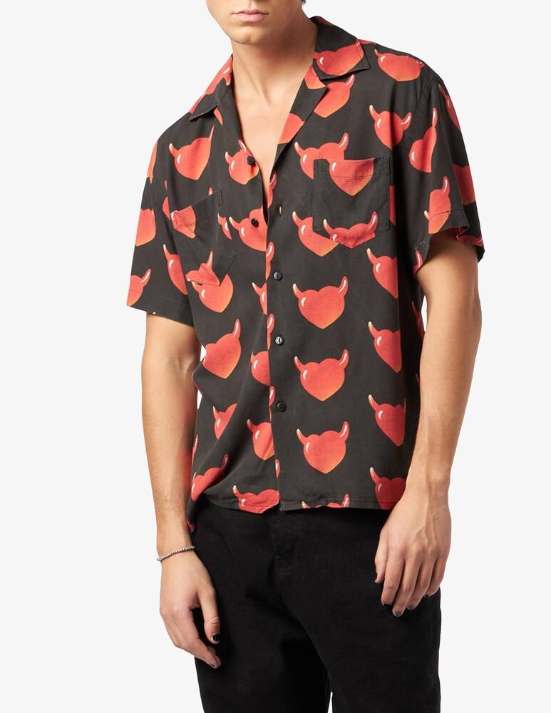 Vision of Super Camicia all over hearts