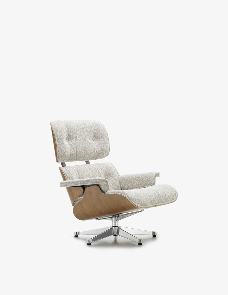 Vitra Lounge Chair & Ottoman Nubia Crema