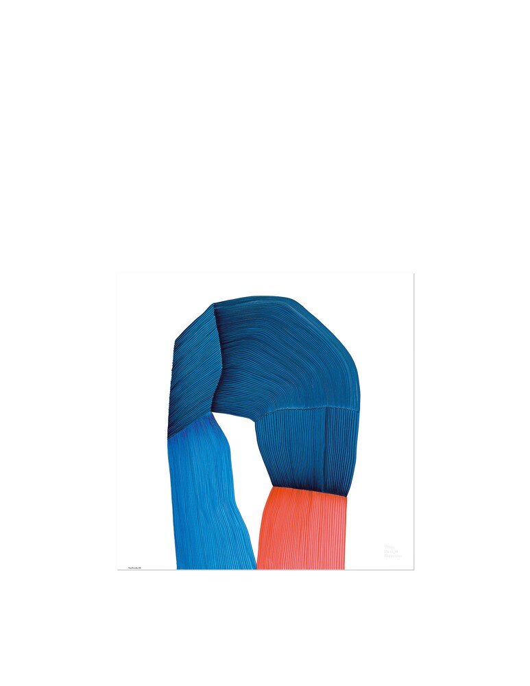 Vitra Ronan Bouroullec Poster - Blu