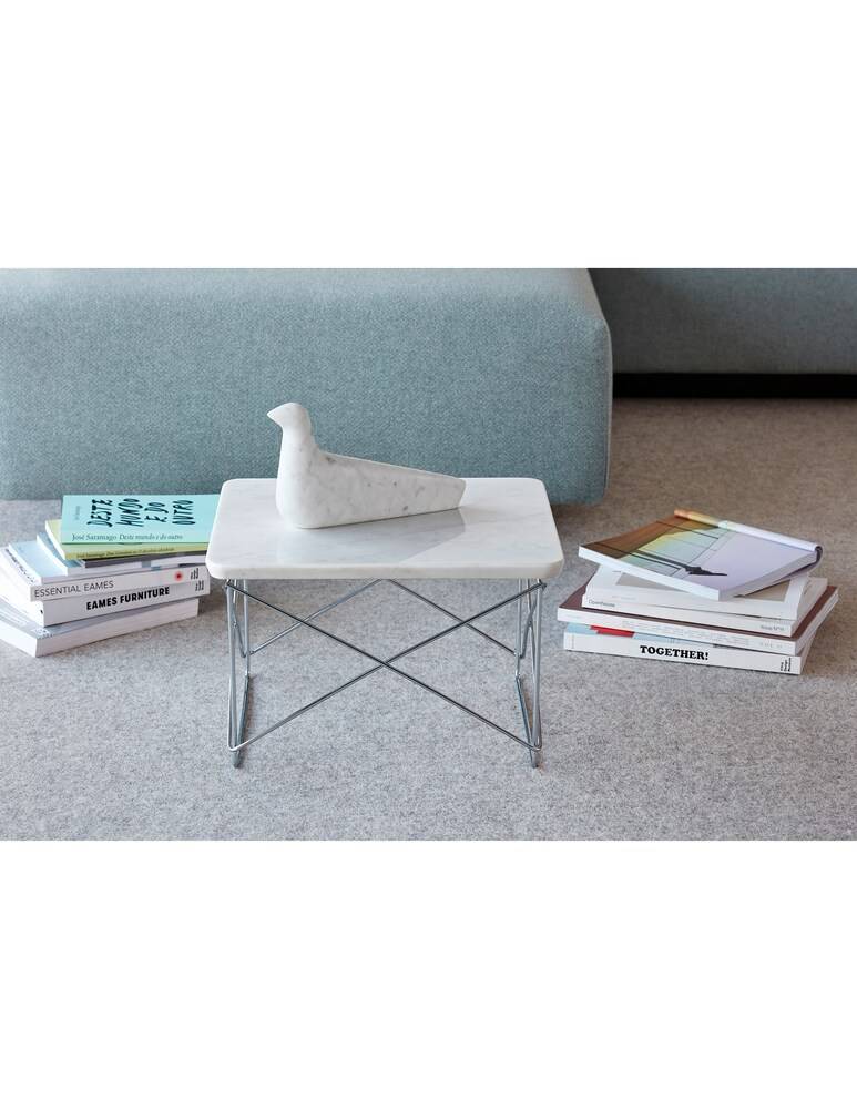 Vitra Tavolino LTR In Marmo - Bianco