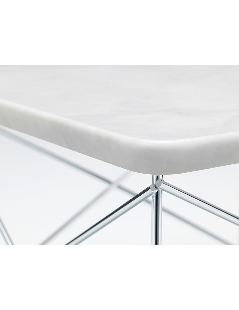 Vitra Tavolino LTR In Marmo - Bianco