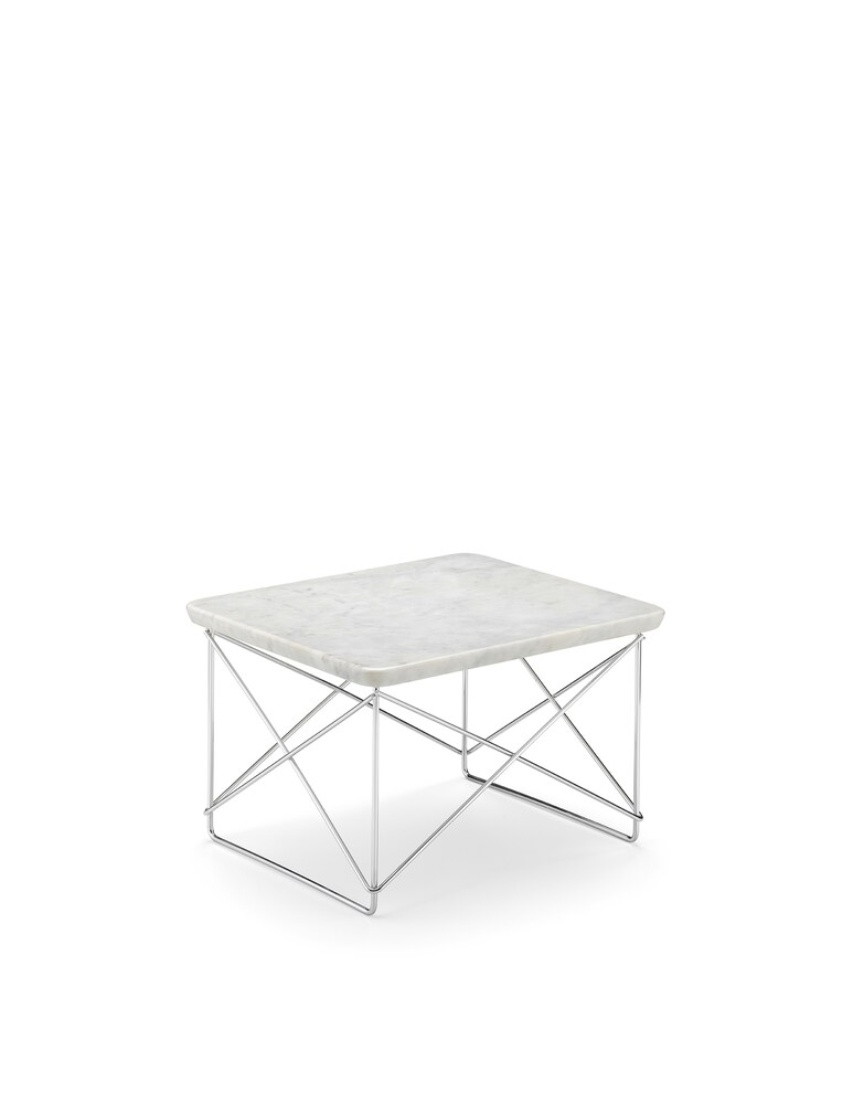 Vitra Tavolino LTR in marmo - Bianco