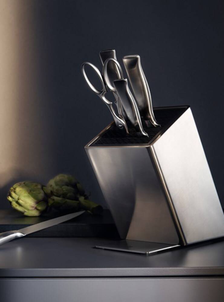 WMF Linea Grand Gourmet Ceppo Coltelli 6Pz - Grigio