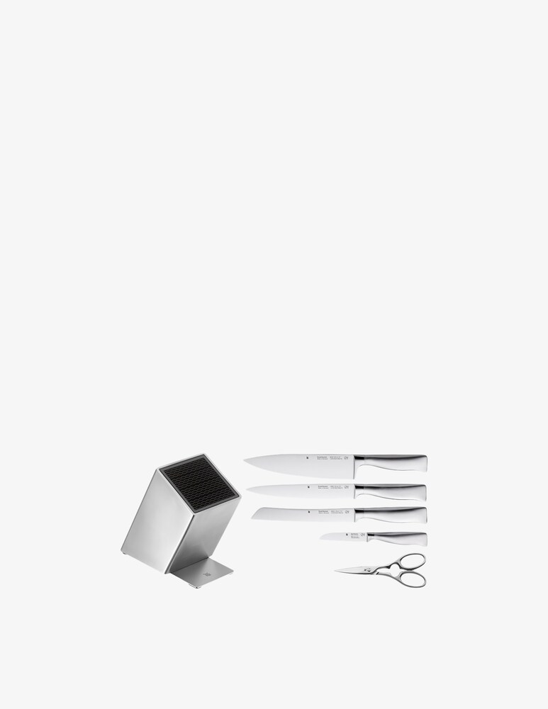 WMF Linea Grand Gourmet Ceppo Coltelli 6Pz - Grigio