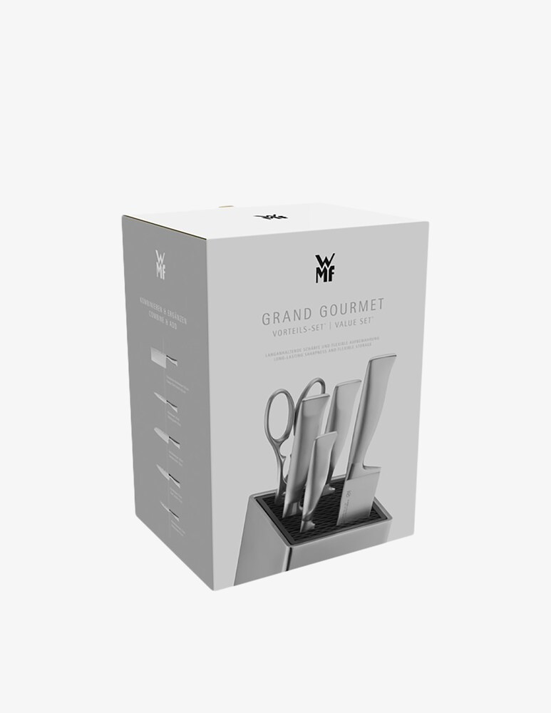 WMF Linea Grand Gourmet Ceppo Coltelli 6Pz - Grigio