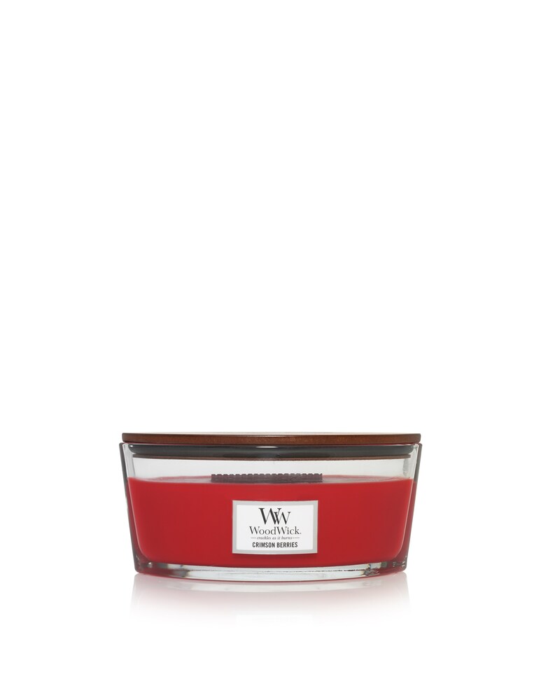 Woodwick Candela Ellipse Crimson Berries - Rosso
