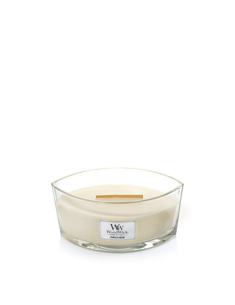 Woodwick Candela Ellipse Vanilla Bean - Beige