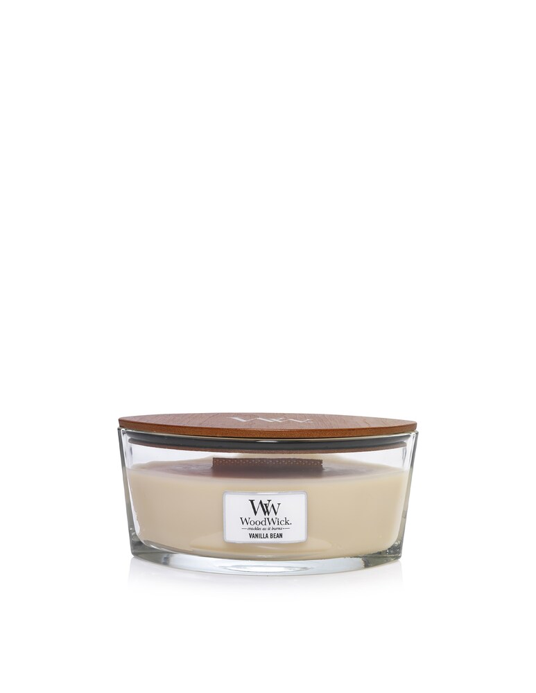 Woodwick Candela Ellipse Vanilla Bean - Beige
