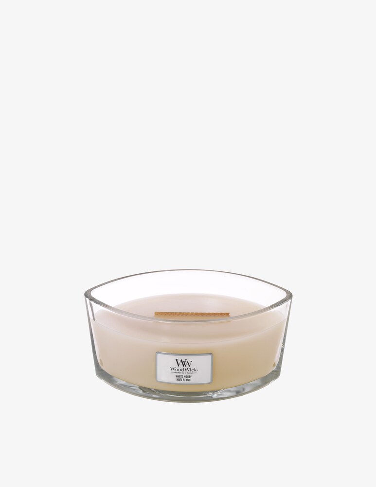 Woodwick Candela Ellipse White Honey - Bianco