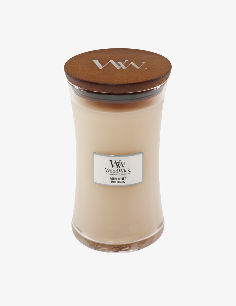 Woodwick Candela Grande White Honey - Bianco