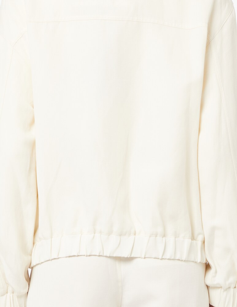 Woolrich Bomber In Lino Viscosa