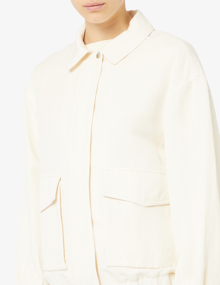 Woolrich Bomber In Lino Viscosa