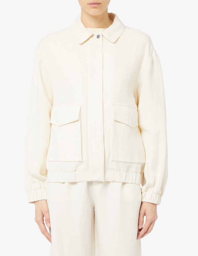 Woolrich Bomber in lino viscosa