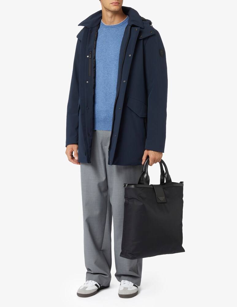Woolrich Giacca Con Cappuccio Barrow Softshell