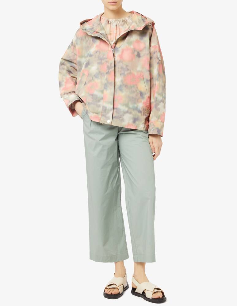 Woolrich Giacca In Lino Chine Con Cappuccio