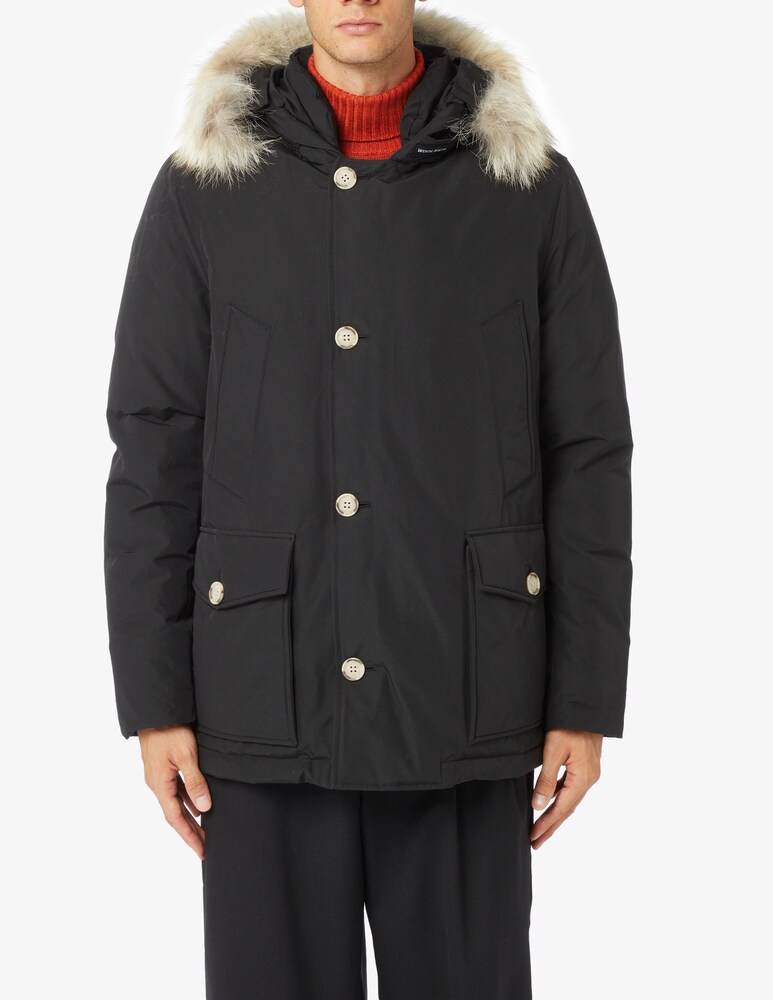 Woolrich Giaccone arctic anorak con pelliccia removibile