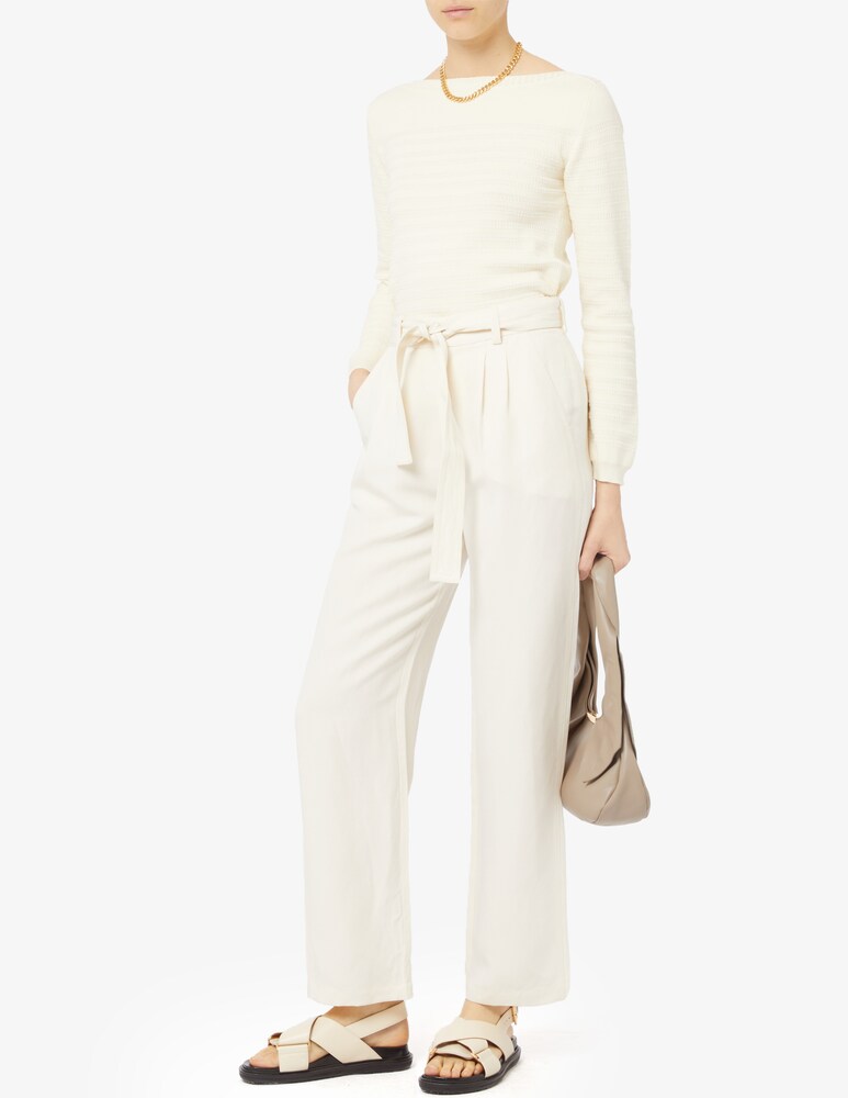 Woolrich Pantalone In Lino Viscosa