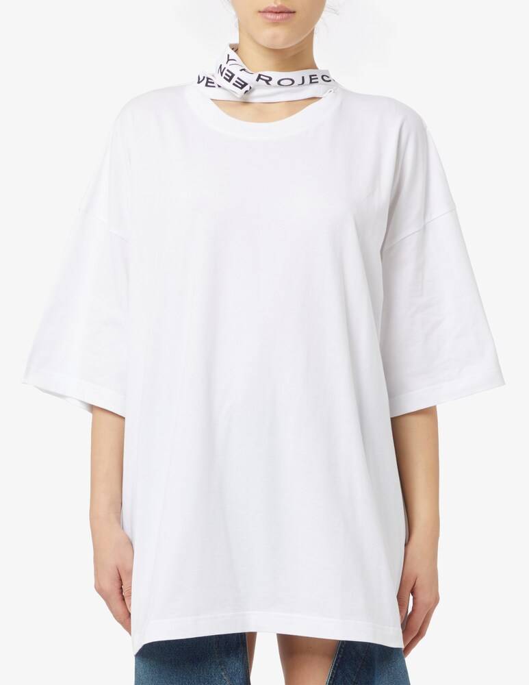 Y/Project T-shirt evergreen con triplo colletto