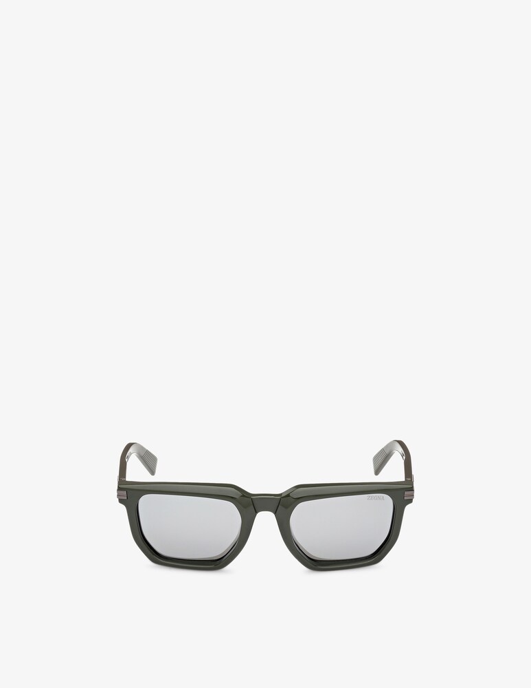 Zegna Occhiali da sole quadrati EZ0240