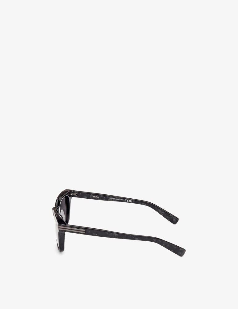 Zegna Occhiali Da Sole Rotondi EZ0238