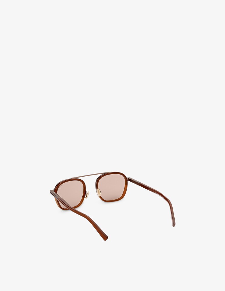 Zegna Occhiali Da Sole Squadrati EZ0231
