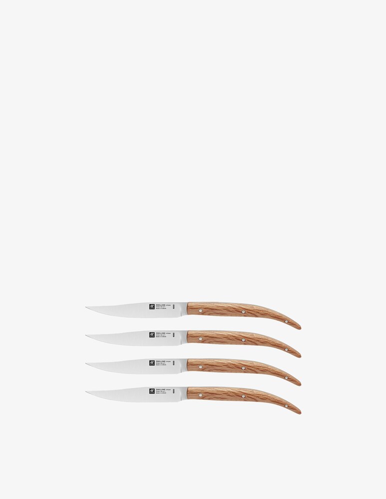 Zwilling Set Bistecca 4 Pz Holm Oak
