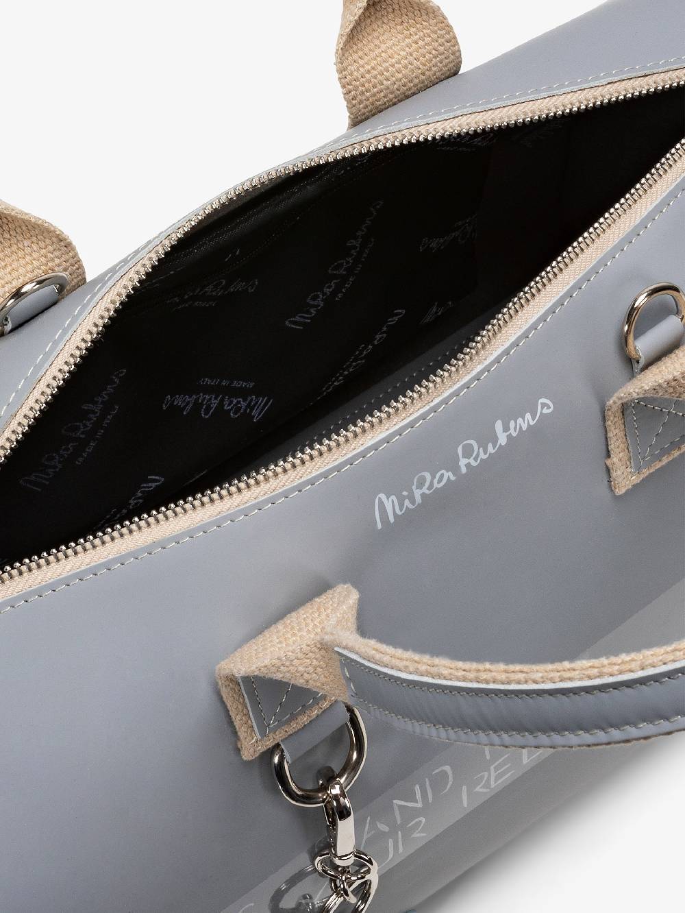 Nira Rubens EASY BAG - HEMATITE GLOSSY