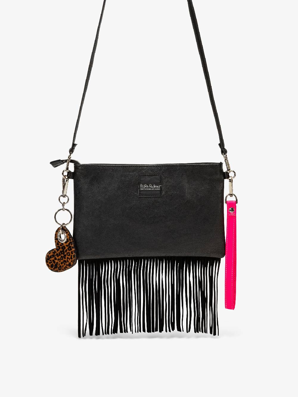 Nira Rubens Minibag Frange - Africa Pink