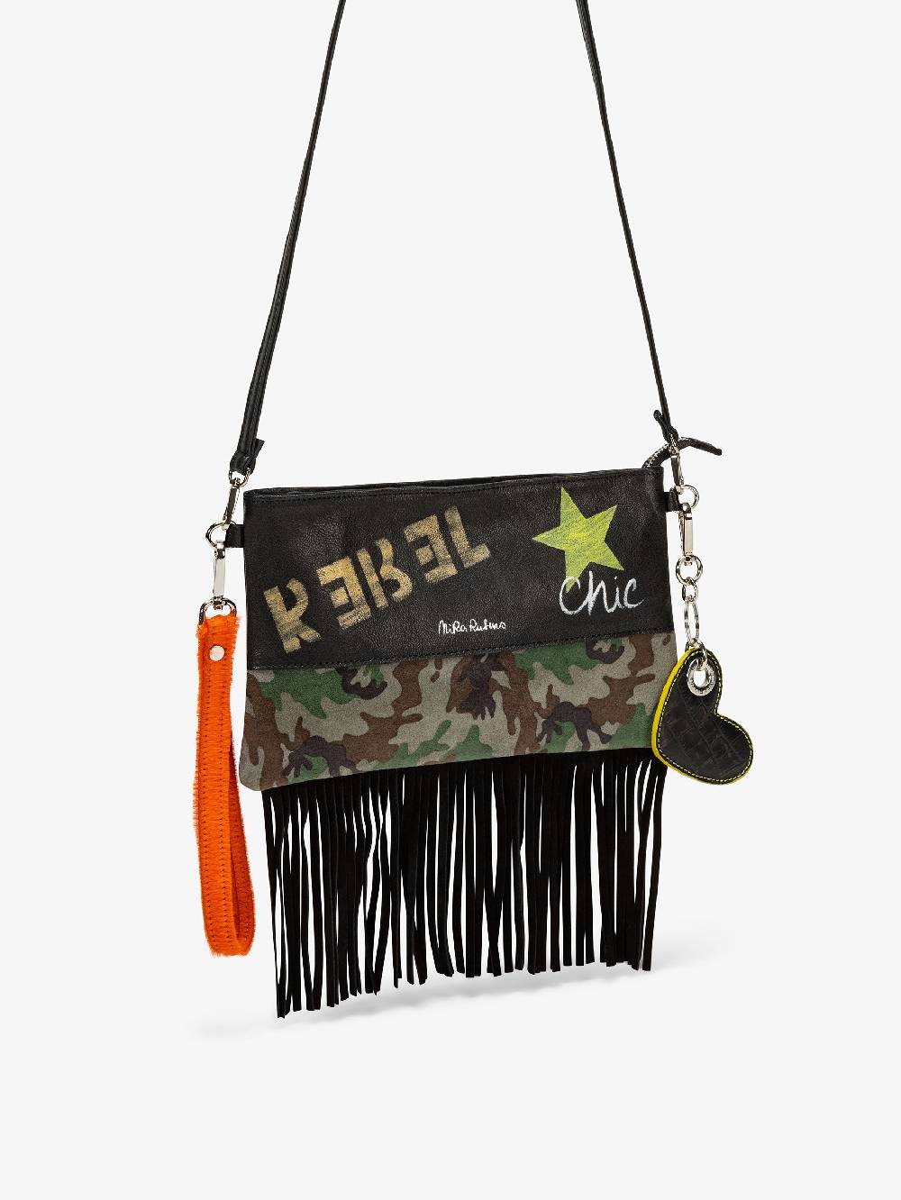 Nira Rubens Minibag Frange - Mimetic Orange