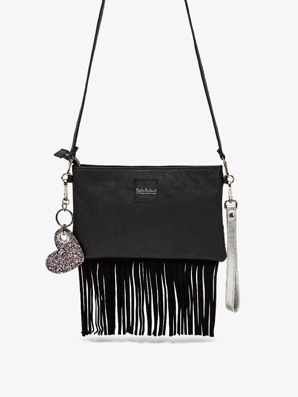 Nira Rubens Minibag Frange - Zebrina Silver