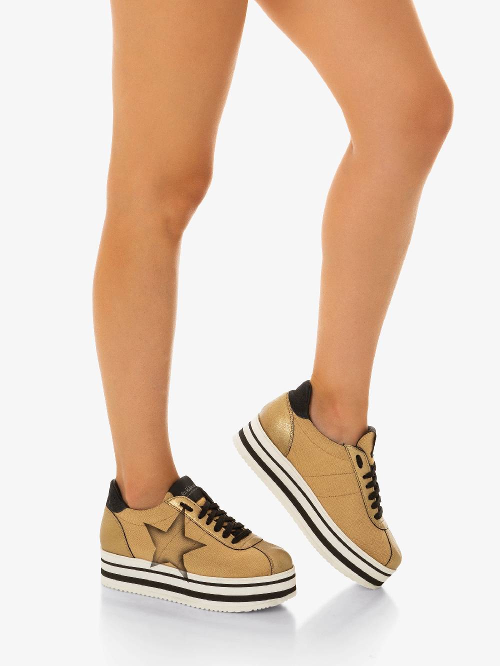 Nira Rubens Platform White Lady Active Gold - Stella